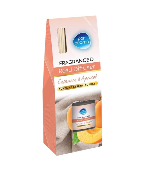 Diffuseur à roseaux cachemire et abricot