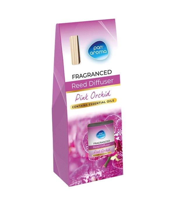 Diffuseur à roseaux ORCHIDÉE ROSE 