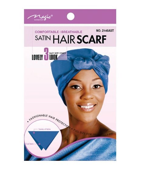 ÉCHARPE À CHEVEUX EN SATIN DE LA COLLECTION MAGIC 