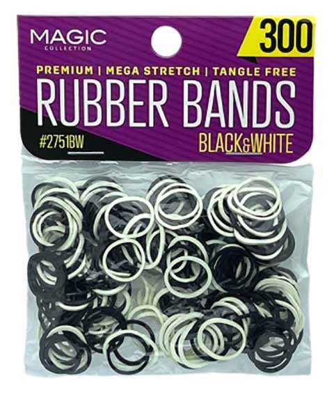 ÉLASTIQUES NOIR ET BLANC 