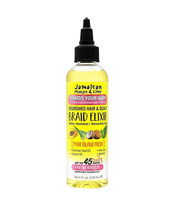 Élixir de tresses jamaïcaines à la mangue et au citron vert 