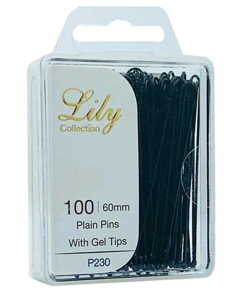 ÉPINGLE À CHEVEUX LISSES COLLECTION LILY AVEC POINTS EN GEL P230