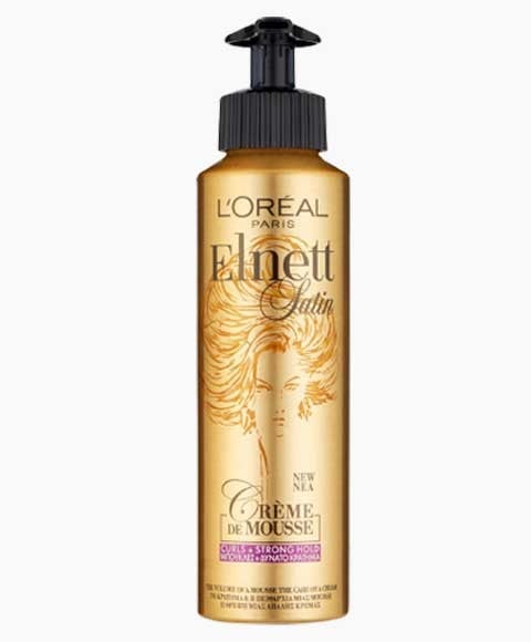 ELNETT SATIN CURLS CRÈME DE MOUSSE TENUE FORTE 