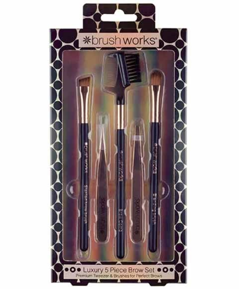 ENSEMBLE DE SOURCILS DE LUXE 5 PIÈCES BRUSH WORKS
