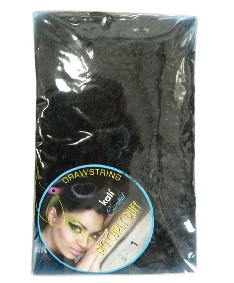 ESSENTIAL DRAWSTRING SYN BIG CURLY PUFF
