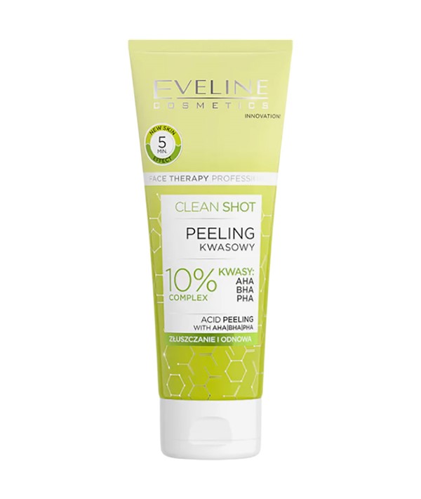 EVELINE CLEAN SHOT FACE ACID PEELING 10 POUR CENT ACIDE COMPL