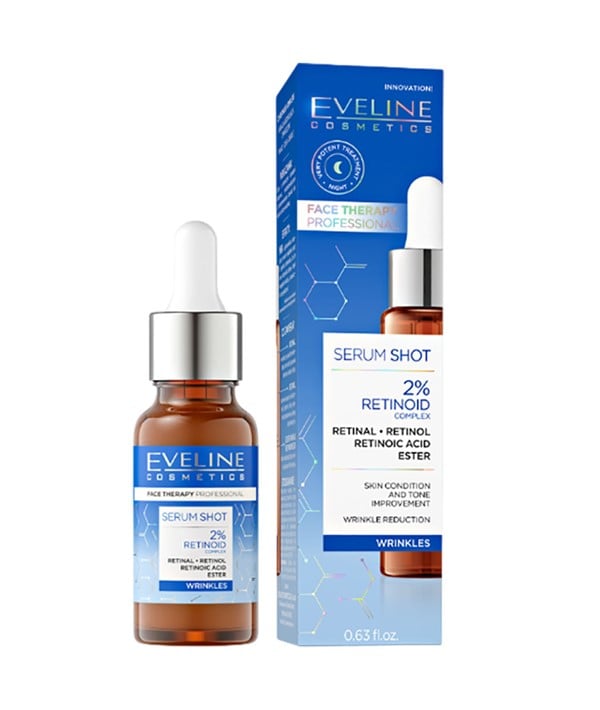 EVELINE FACE THERAPY SERUM SHOT 2 POUR CENT DE RIDES RÉTINOÏDES