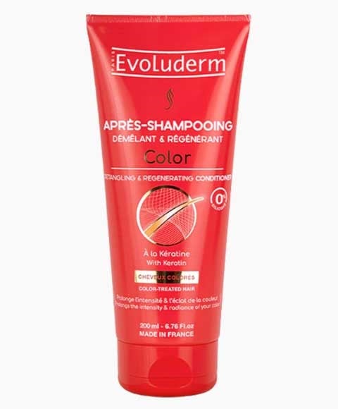 EVOLUDERM APRÈS-SHAMPOING DÉMÉLANT ET RÉGÉNÉRANT COULEUR