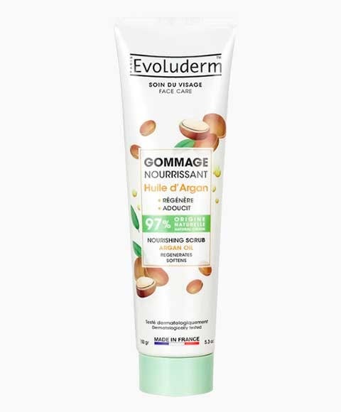 EVOLUDERM GOMMAGE GOMMAGE NOURRISSANT À L'HUILE D'ARGAN 