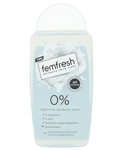 FEMFRESH INTIME SKIN CARE ZERO POUR CENT SENSIBLE INTIMAT