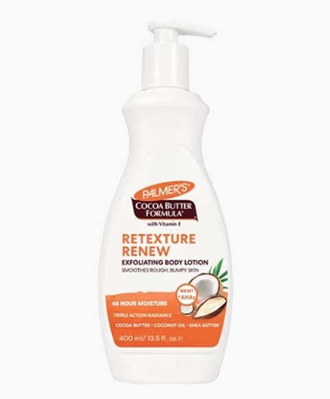 FORMULE AU BEURRE DE CACAO AVEC VITAMINE E RETEXTURE RENEW BODY L