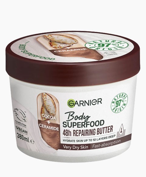 GARNIER BODY SUPERFOOD CACAO PLUS CERAMIDE 48H REPAIRING B