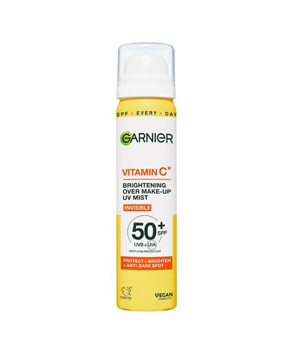 GARNIER VITAMINE C ÉCLAIRCISSANTE SUR LE MAQUILLAGE UV MIST SPF50