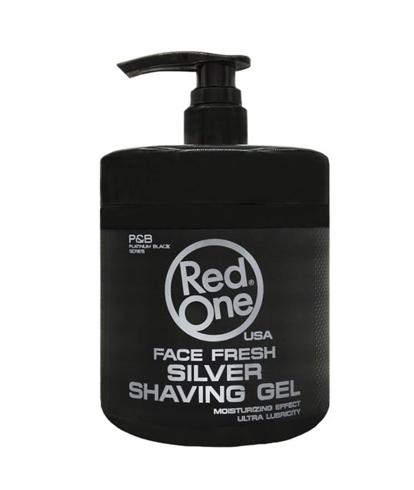 GEL À RASER FRESH ARGENT RED ONE FACE
