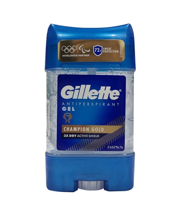 GEL ANTI-transpirant GILLETTE CHAMPION GOLD 
