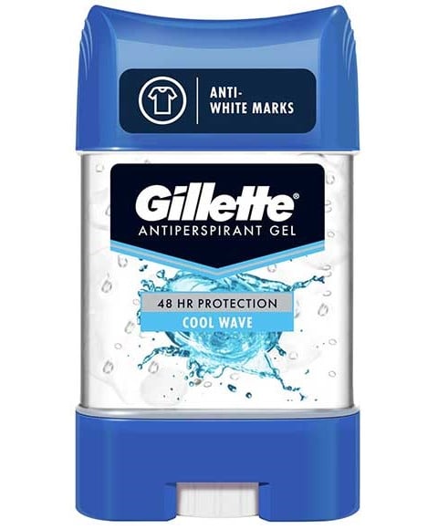GEL ANTI-transpirant transparent COOL WAVE 48 heures 