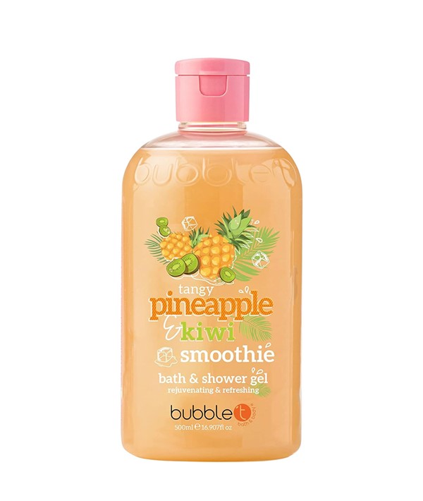 GEL BAIN ET DOUCHE SMOOTHIE PIQUANT À L'ANANAS ET AU KIWI 