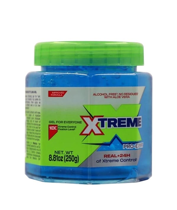 GEL CAPILLAIRE XTREME PRO EXPERT REAL PLUS 24H BLEU 