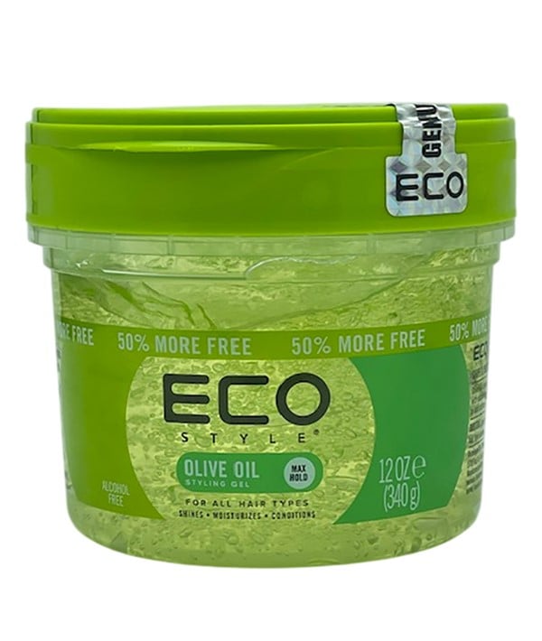 GEL COIFFANT À L'HUILE D'OLIVE ECO STYLE MAX HOLD