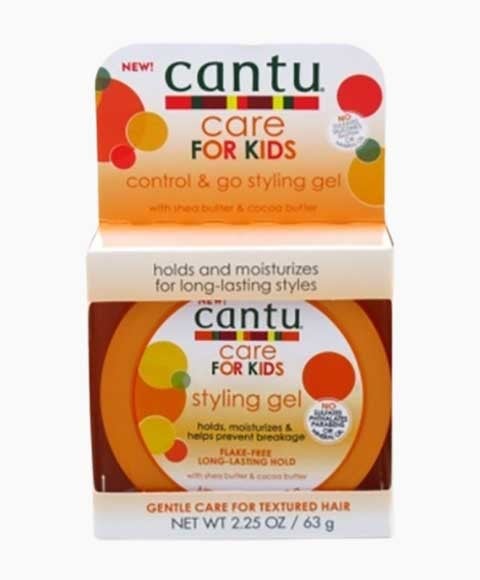 GEL coiffant CANTU CARE FOR KIDS CONTROL AND GO 