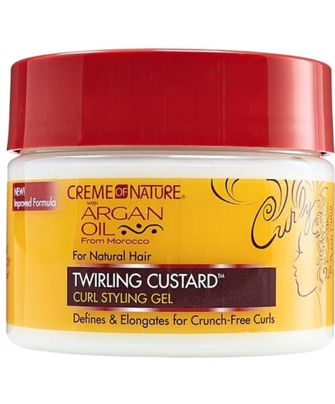 GEL COIFFANT POUR BOUCLES TWIRLING CUSTARD À L'HUILE D'ARGAN