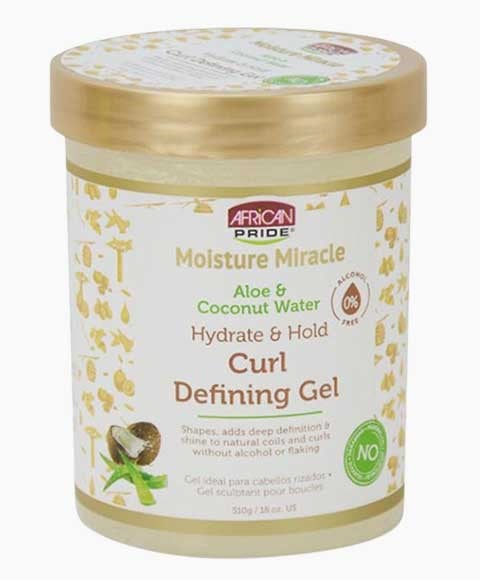 GEL DEFINISSANT LES BOUCLES À L'ALOE ET À L'EAU DE COCO MOISTURE MIRACLE