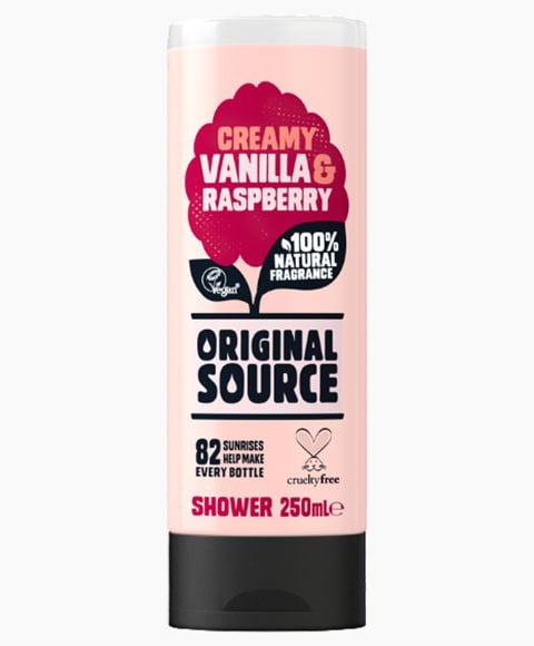 GEL DOUCHE CRÉMEUX VANILLE ET FRAMBOISE 