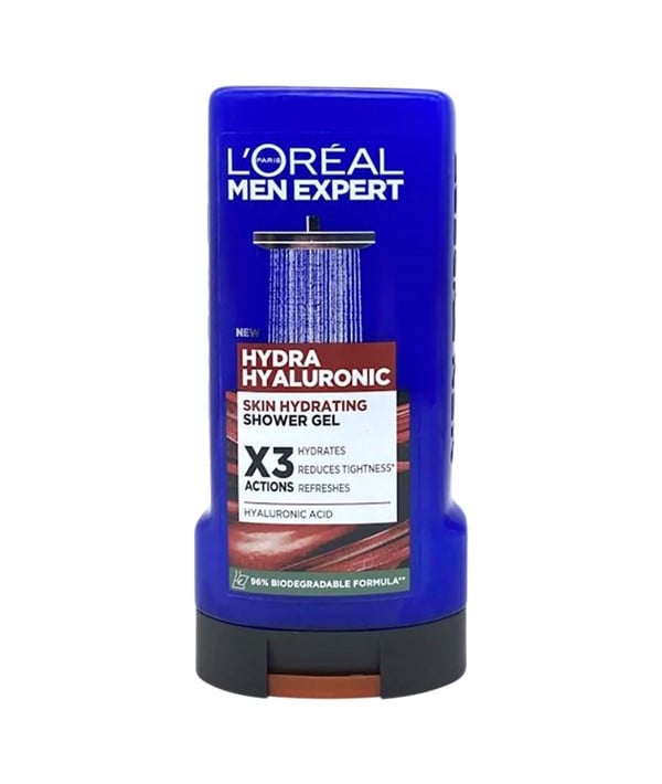 GEL DOUCHE HYDRATANT HYALURONIC SKIN MEN EXPERT HYDRA 