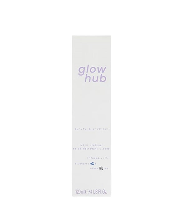 GLOW HUB PURIFIE ET ​​ÉCLAIRCIT LE NETTOYANT À LA GELÉE 