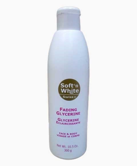 GLYCERINE SWISS SOFT N WHITE FADING POUR LE VISAGE ET LE CORPS 