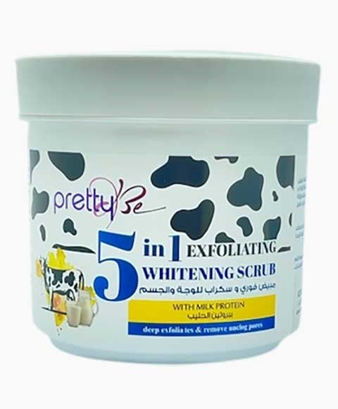 Gommage blanchissant exfoliant 5 en 1 aux protéines de lait 