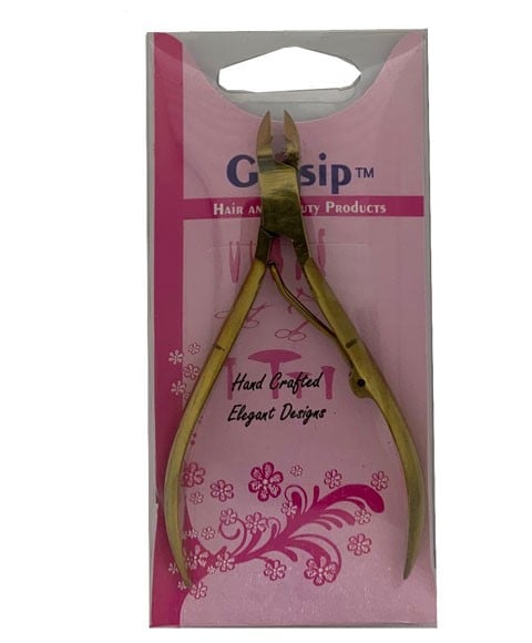 GOSSIP CUTICLE NIPPER GOLD PLATED 053