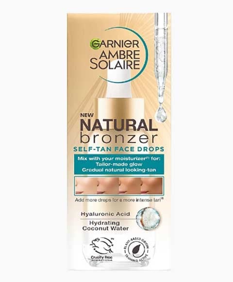 GOUTTES POUR LE VISAGE AUTOBRONZANTES NATURELLES AMBRE SOLAIRE