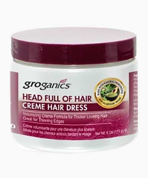 GROGANICS HAIR GRO N WILD HAIR DRESS CREME CONDITIONNANTE