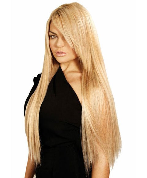 HAIR COUTURE REMY SILKY STRAIGHT 6PCS CLIP INS 