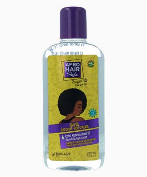 HUILE CAPILLAIRE AFRO HAIR STYLE RICIN, ARGAN ET LIN 