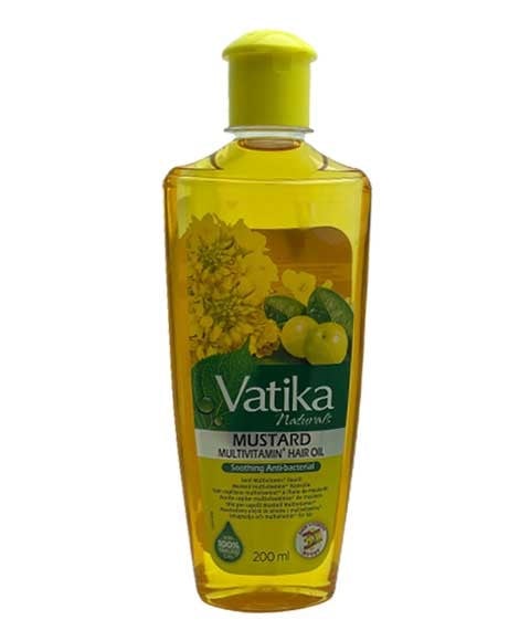 HUILE CAPILLAIRE MULTIVITAMINE À LA MOUTARDE VATIKA NATURALS