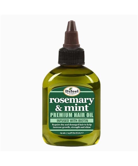 HUILE CAPILLAIRE PREMIUM AU ROmarin ET À LA MENTHE DIFEEL INFUSÉE AVEC DE LA BIO