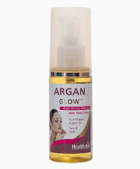 HUILE D'ARGAN GLOW POUR LE VISAGE ET LE CORPS À L'YLANG YLANG 