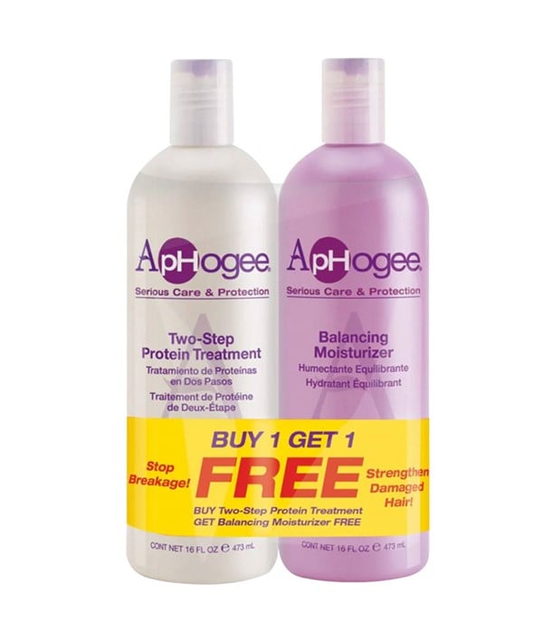 Hydratant équilibrant et traitement protéique en deux étapes 