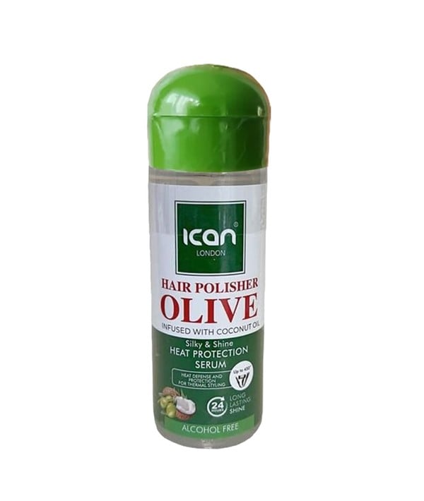 ICAN OLIVE INFUSÉE AVEC UN SÉRUM DE PROTECTION THERMIQUE À L'HUILE DE COCO