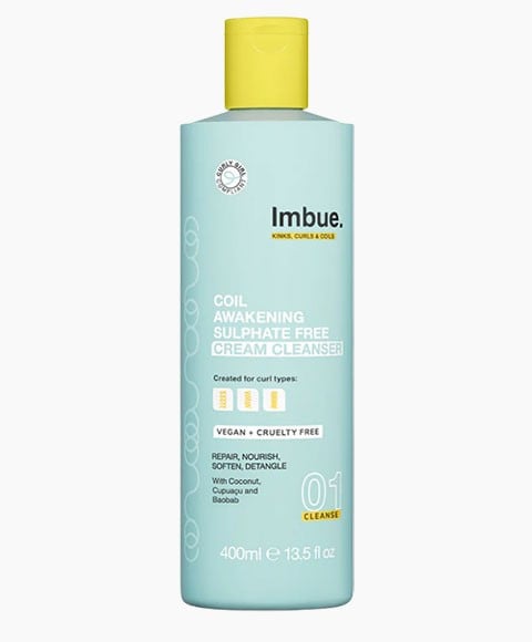IMBUE 01 CLEANSE CURL AWAKENING CRÈME NETTOYANTE SANS SULFATE