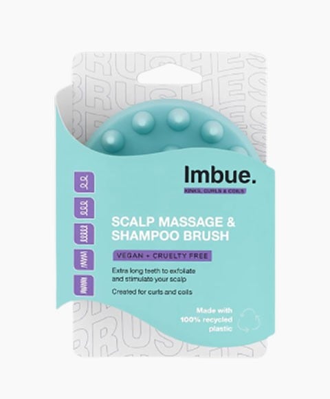 IMBUE BROSSE DE MASSAGE ET DE SHAMPOOING DU CUIR CHEVELU 