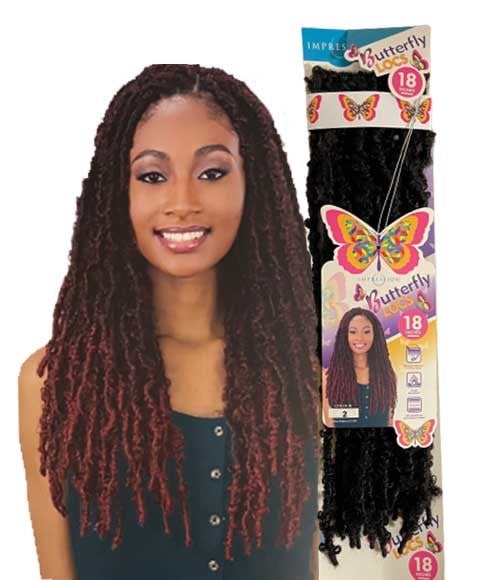 IMPRESSION SYN BUTTERFLY LOCS