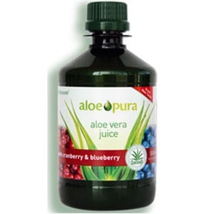 JUS D'ALOE VERA FORCE MAXIMALE À LA CANNEBERGE