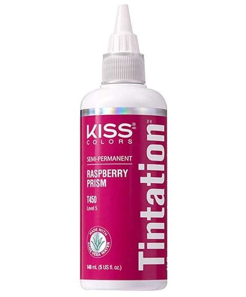 KISS COLOURS TINTATION SEMI PERMANENT FRAMBOISE PRISME T450