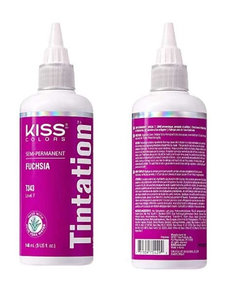 KISS COLOURS TINTATION SEMI PERMANENTE FUCHSIA T343 