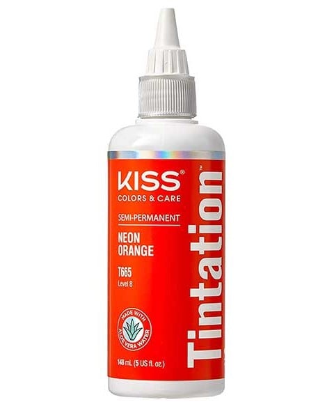 KISS COLOURS TINTATION SEMI PERMANENTE NÉON ORANGE T665 