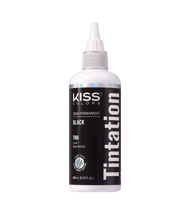 KISS COLOURS TINTATION SEMI PERMANENTE NOIR T998 