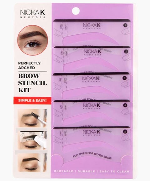 KIT DE POCHOIRS À SOURCILS PARFAITEMENT ARQUÉS NK